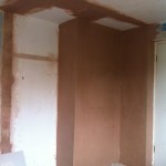 remove built in cupboard and replaster 3